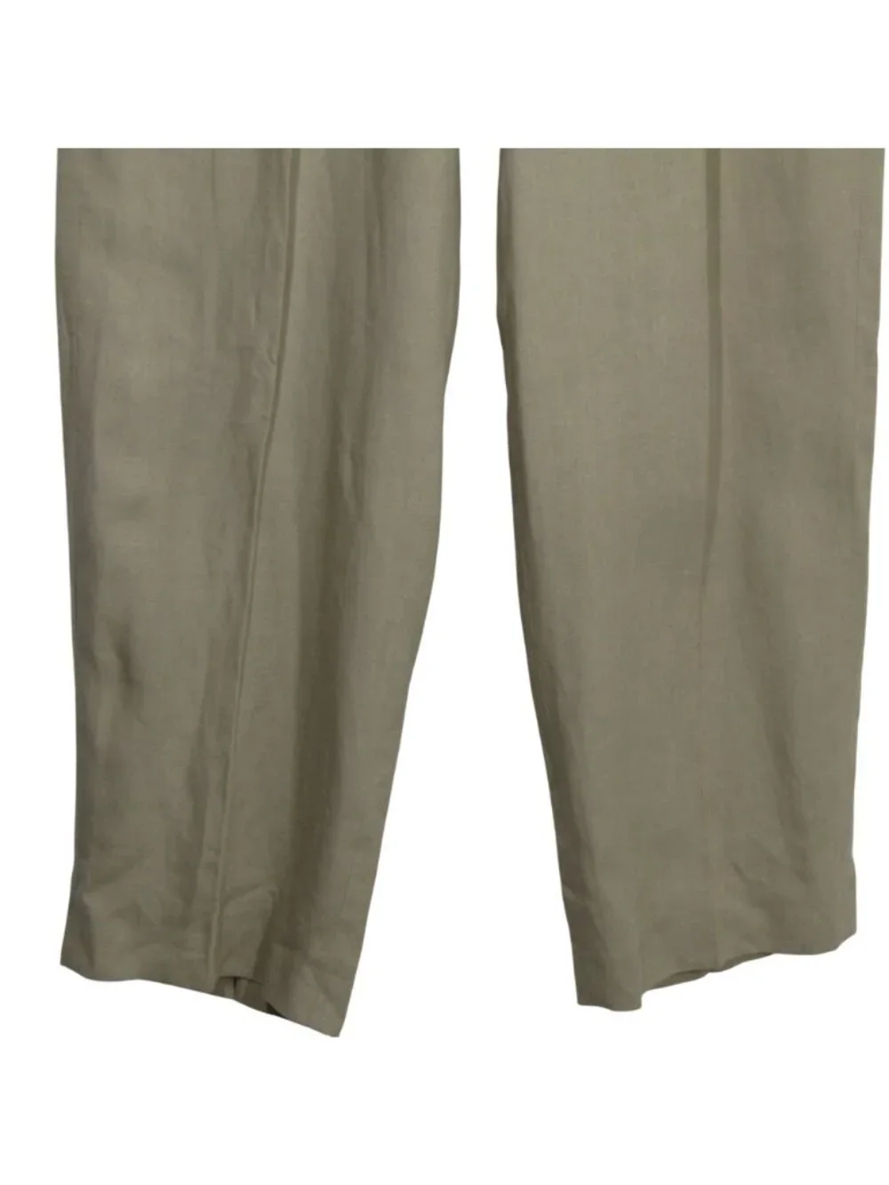 VTG GIORGIO ARMANI  Men 100% Linen Tan Pleated Pants 29/35 Italy Quiet Luxury